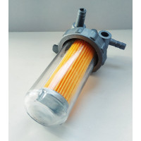 Кран топливный R175 R180 (пластиковый стакан)
